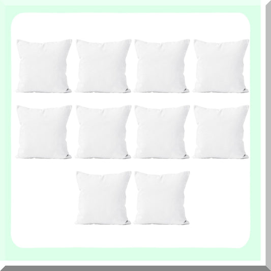Sublimation White Pillow Cover Pack 18x18 in