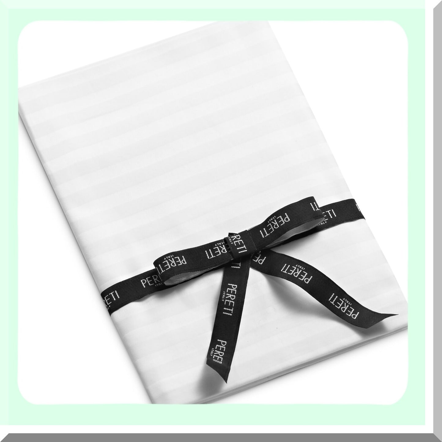 Italian Sateen Cotton Luxury Pillowcase Set - Hotel Quality Long Staple Cotton Sheets - Made in Italy Bed Sheets Collection