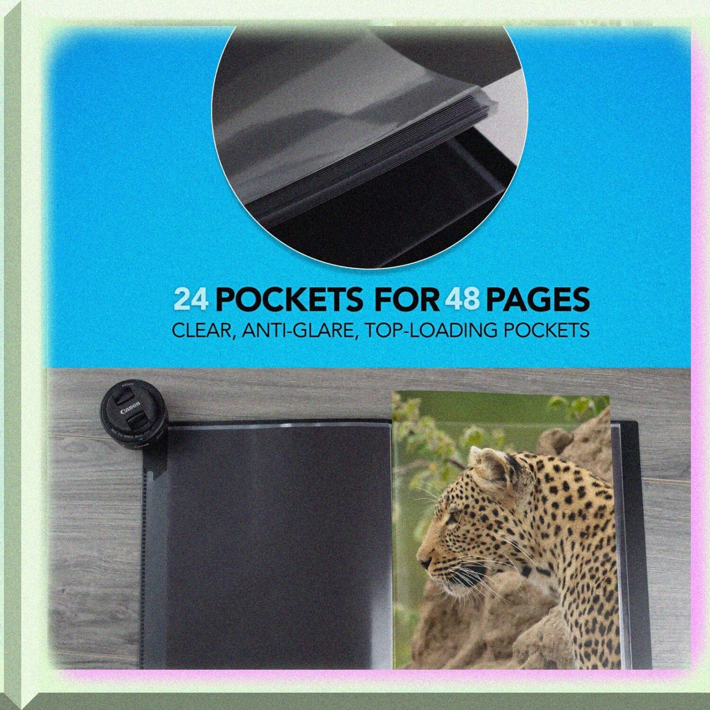 Art Portfolio 17x22 with 24 Sleeves