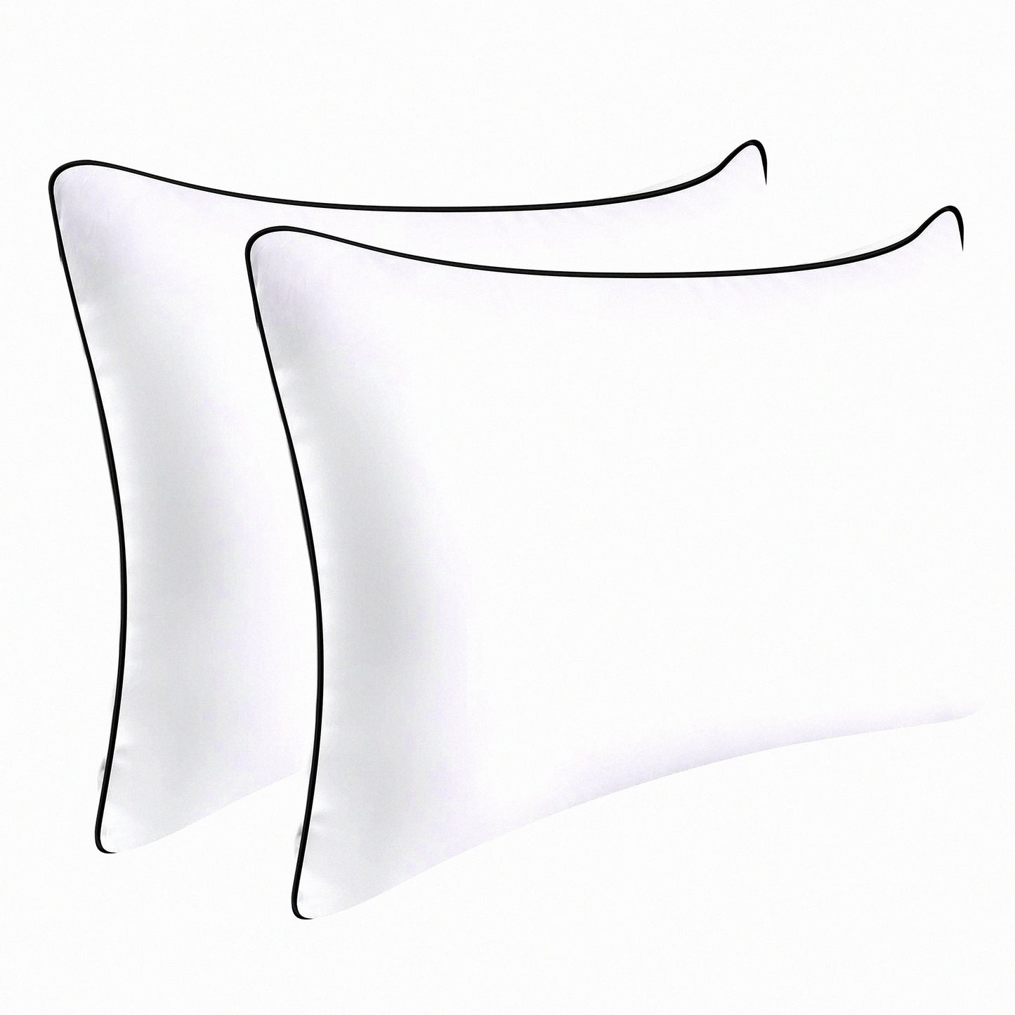 CoolDreams Queen Pillow Set - 2 Pack Medium Firm Cooling Pillows for Back, Stomach, Side Sleepers - Hotel Quality Premium Soft Down Alternative Fill - Bed Pillows for Sleeping - Pack of 2