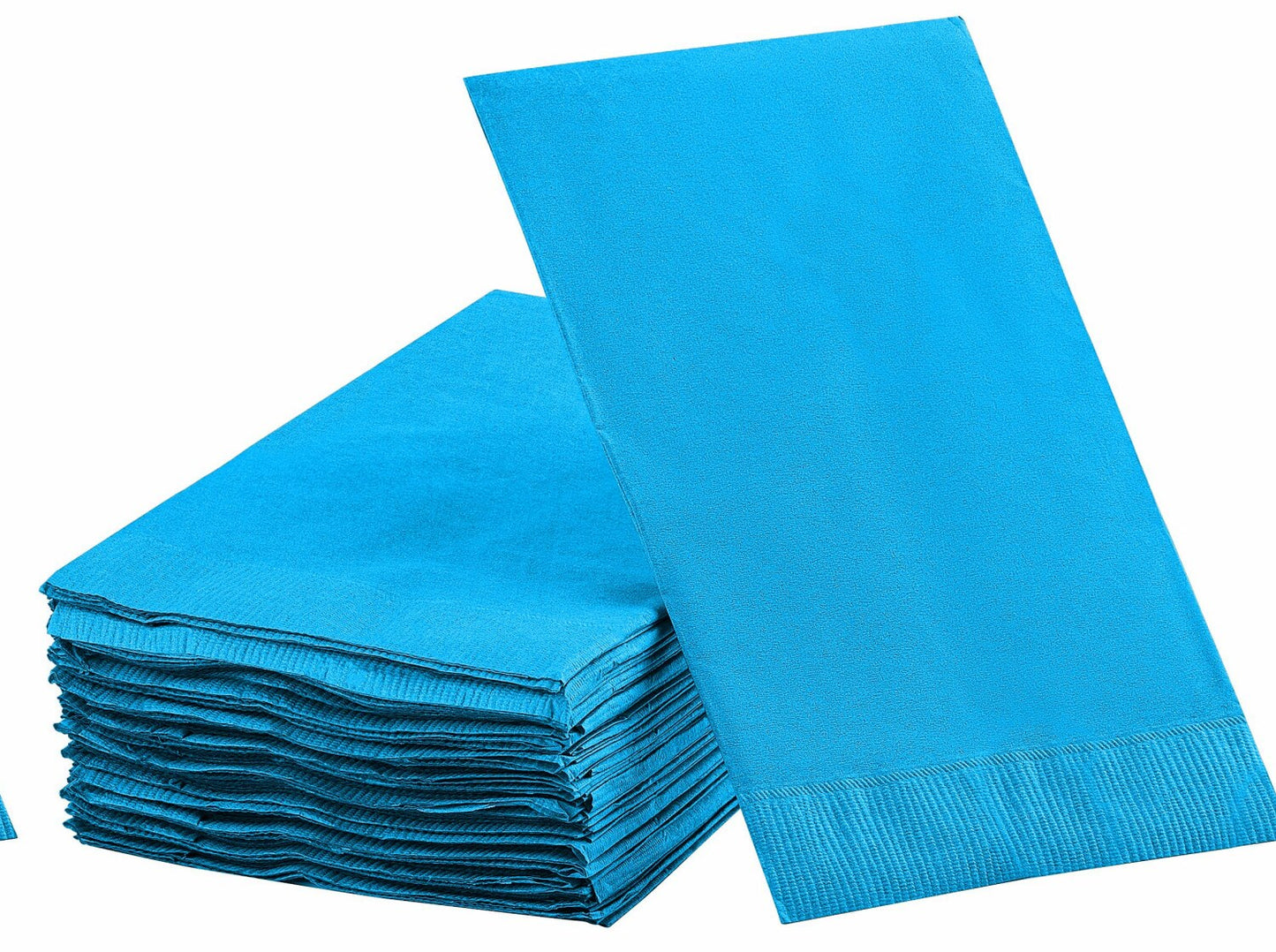 Blue Disposable Dinner Napkins 8x4.5 40 Pack