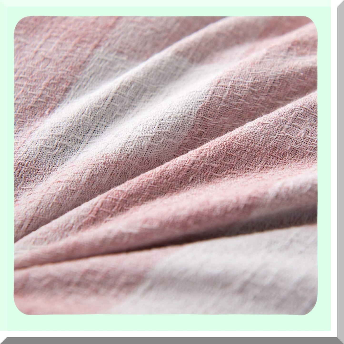 Checkered Pink Cotton Oblong Pillowcase Set - 12x20 Inch Throw Cushion Covers - Pack of 2 - No Insert - Soft and Stylish Home Decor Accessory