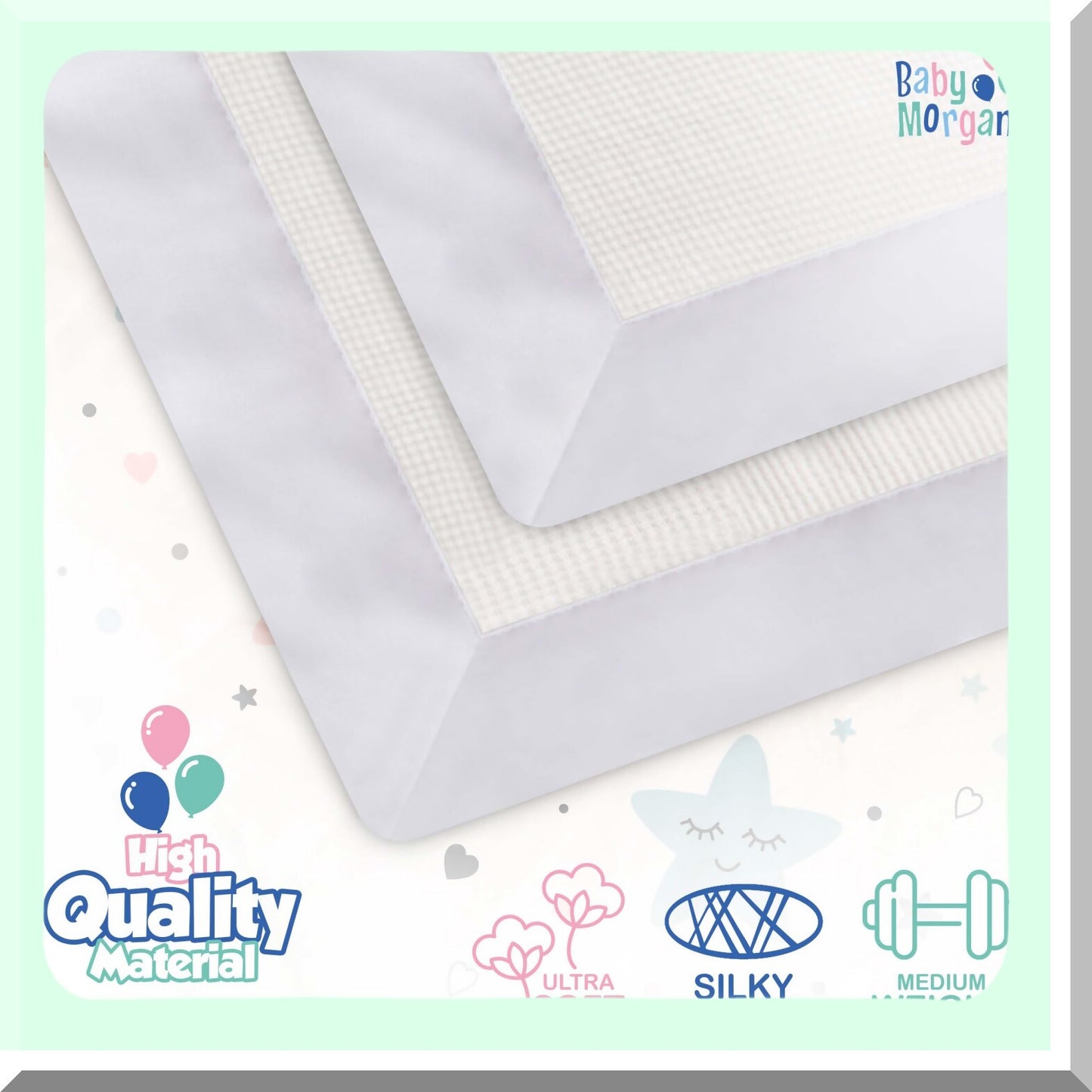 CozyTrim Luxe White Throw Blanket - 50x60