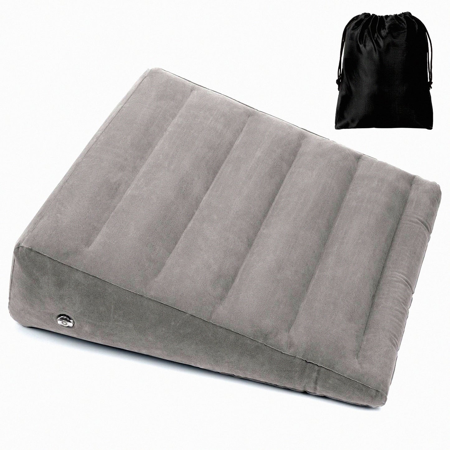 TravelEase Inflatable Wedge Pillow - Portable Sleep & Sit Pillow Set | Blow Up Knee Pillow for Travel | Adjustable Bed Wedge for Comfort & Support