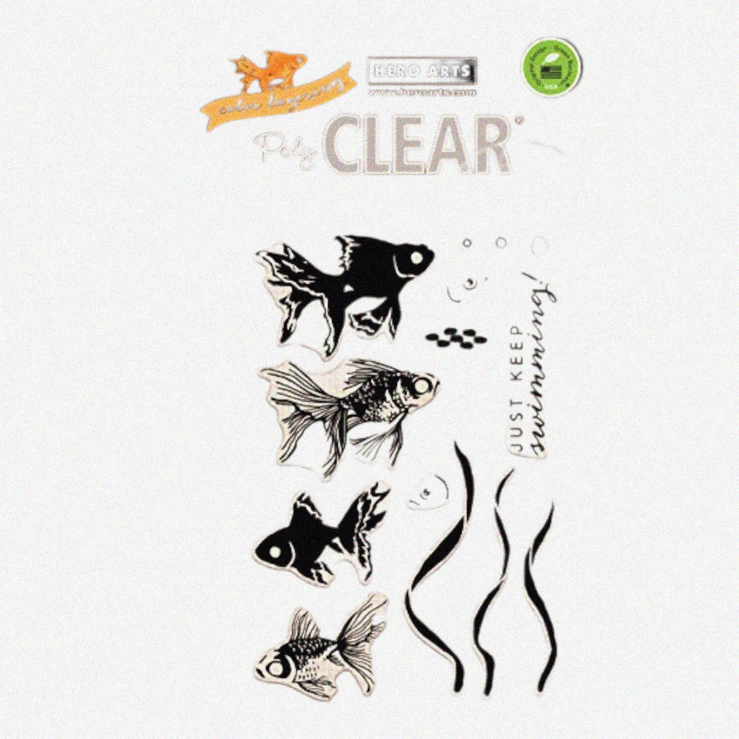 Color Layering Goldfish Clear Stamps