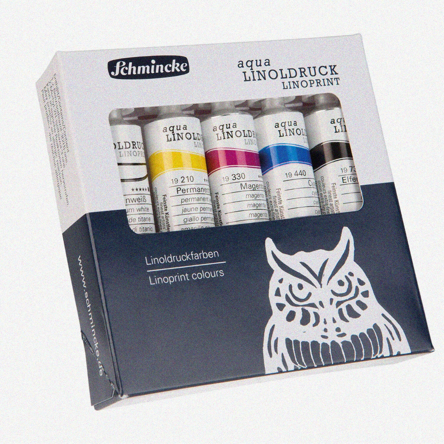 AquaPrint Pro Linoleum Printing Kit 5x20ml Tubes