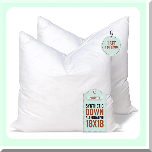 LuxiPlush Sleep Pillows Set Compatible with Shams & Throws