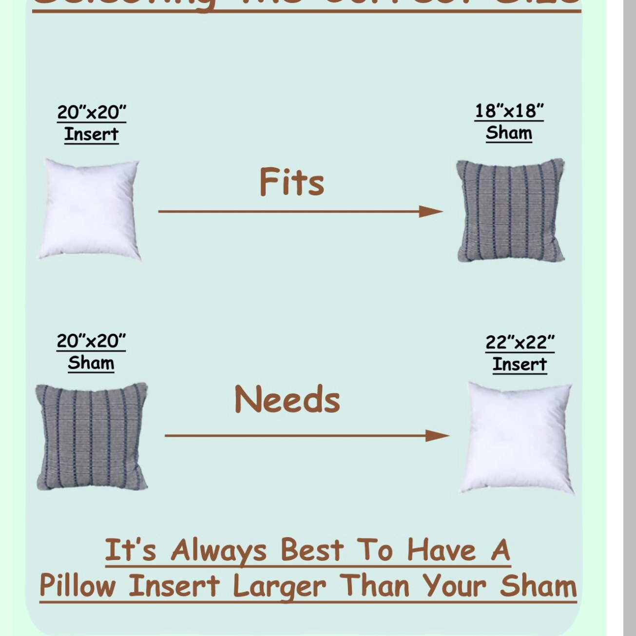 LuxiPlush Sleep Pillows - Hypoallergenic Down Alternative Inserts for Shams & Throws (20x20, Set of 2) - Comfy & Perfect for Sleeping