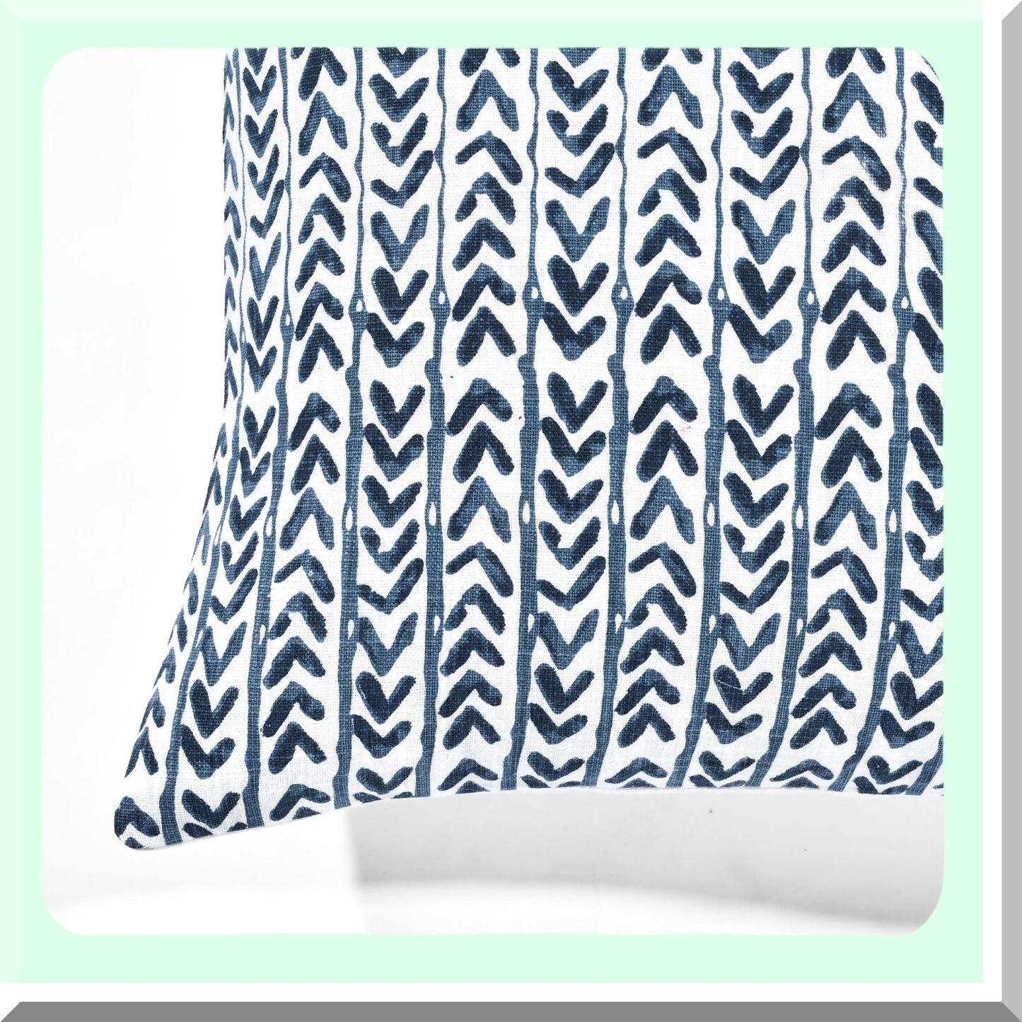 Navy Square Decorative Pillow Cover - 20x20 Throw Pillows for Bed, Couch, Chair - Soft Cushion Case for Home Decor - Stylish Accent Pillow Case