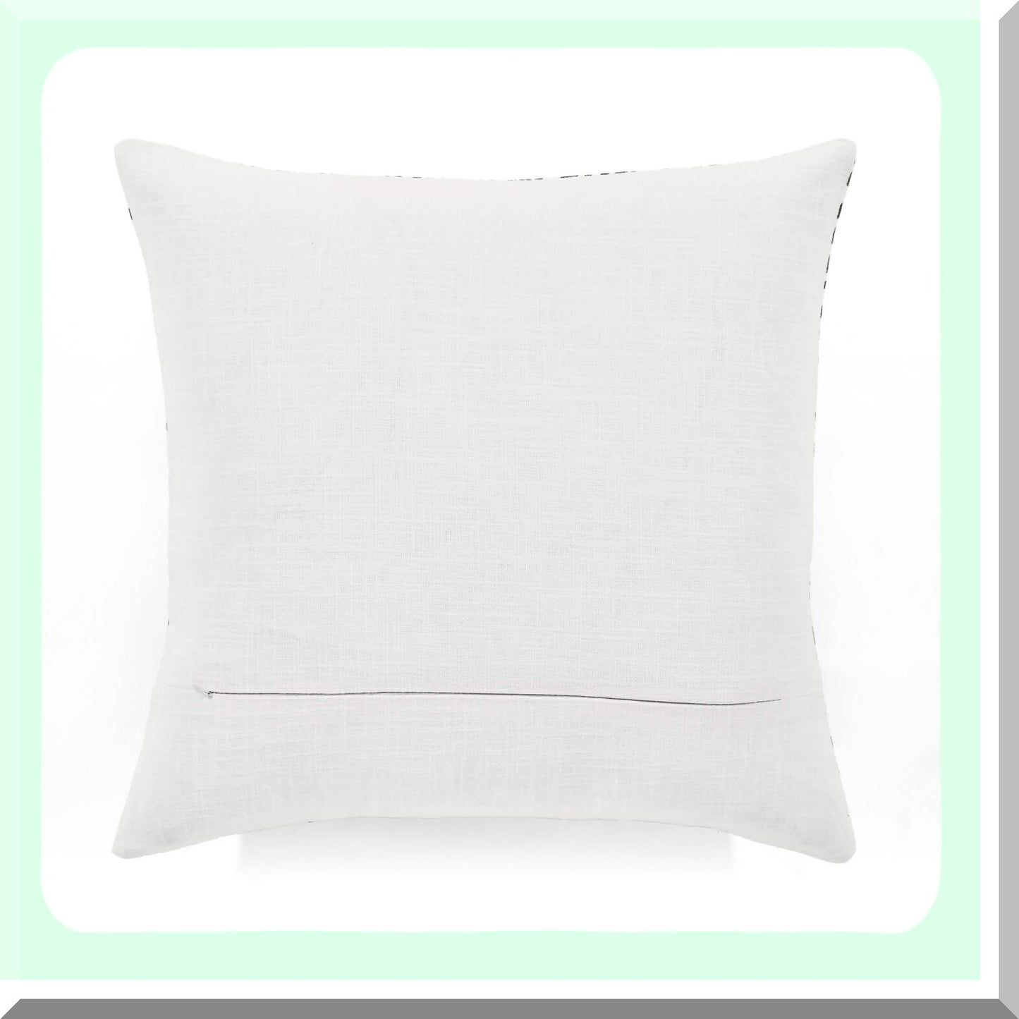 Navy Square Decorative Pillow Cover - 20x20 Throw Pillows for Bed, Couch, Chair - Soft Cushion Case for Home Decor - Stylish Accent Pillow Case