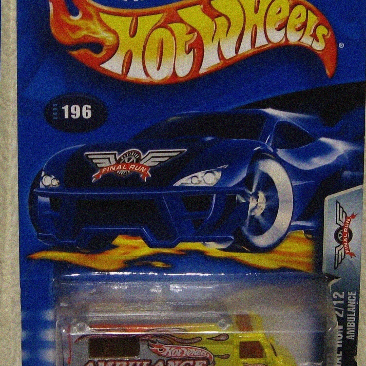 Hot Wheels 2003 Final Run Ambulance 1/64 Collector