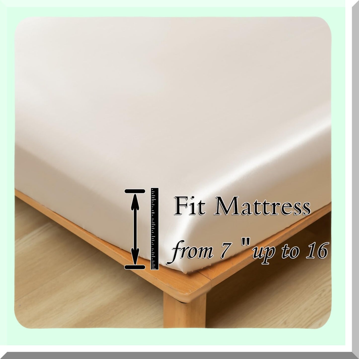 Luxury Silky Soft Khaki Sheet Set - Moisture Wicking Twin Size Bedding Bundle - Deep Pocket Fitted Sheet, Flat Sheet, Pillowcase - 3 Piece Set