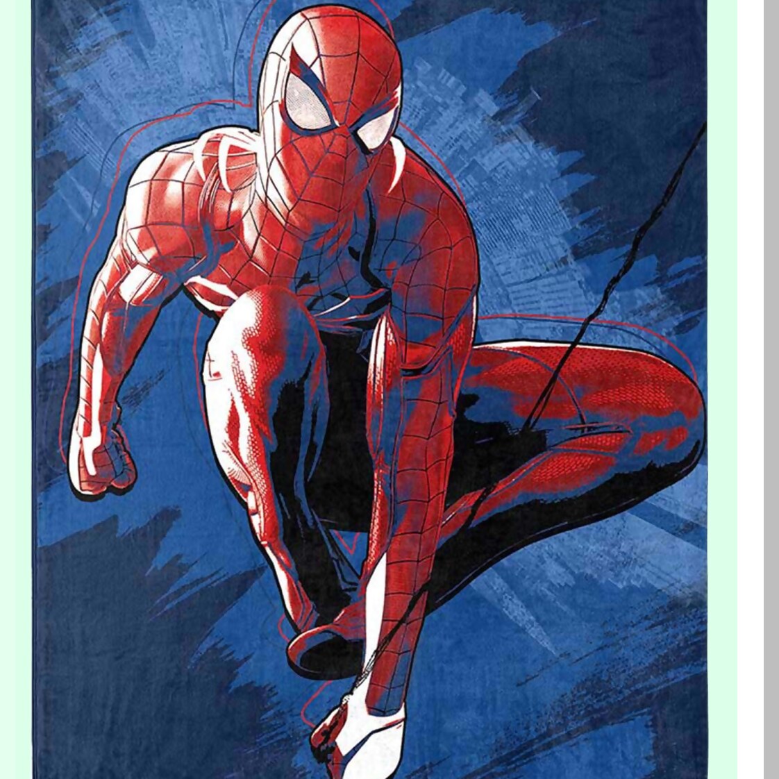 Ultimate Spidey Silk Touch Throw Blanket - 46x60 Cozy Marvel Hero Splash