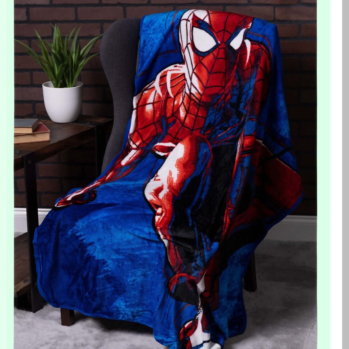 Ultimate Spidey Silk Touch Throw Blanket - 46x60 Cozy Marvel Hero Splash
