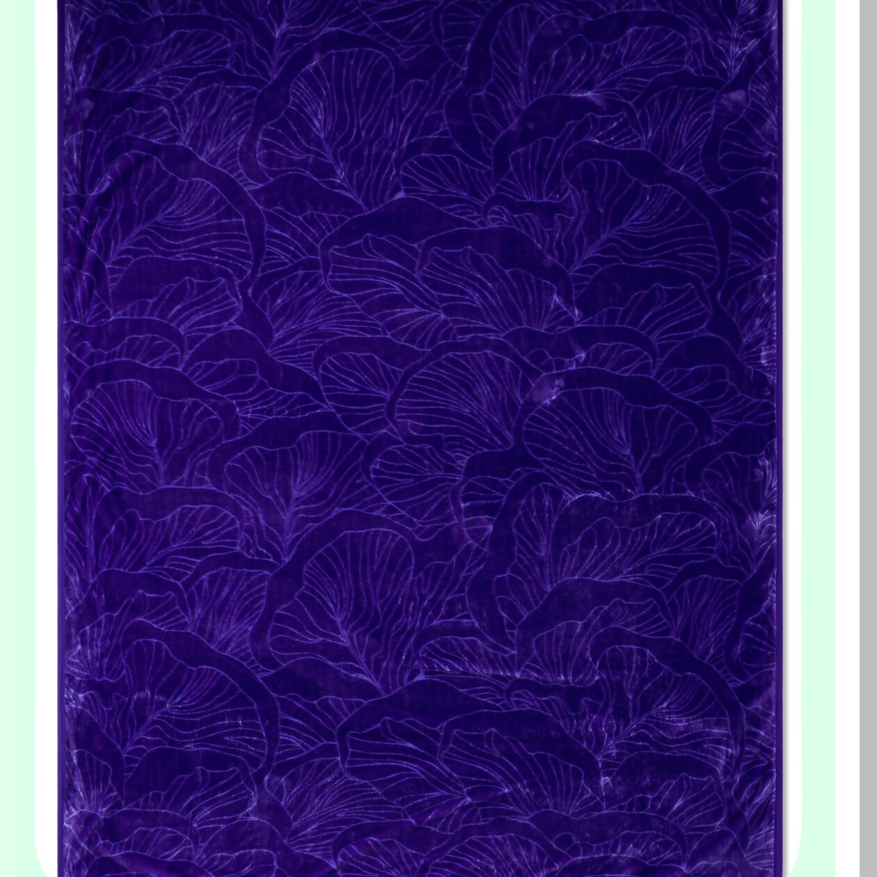 EcoWarm Mushroom Fleece Blanket - Cozy, Sustainable, and Soft Throw for Positive Growth