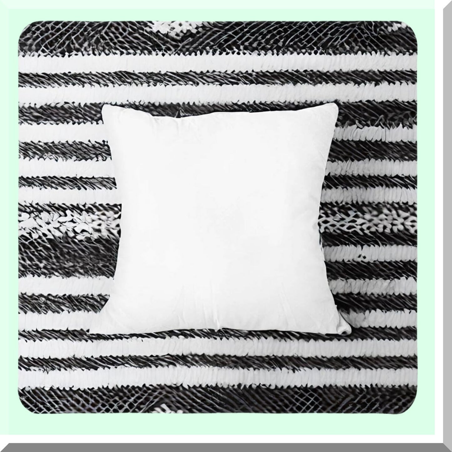 SoftLux White Cloud Throw Pillow Inserts - Lightweight Soft Fillers for Sofa, Bed, and Home Decor - 20x20 Plush Cushion Stuffing