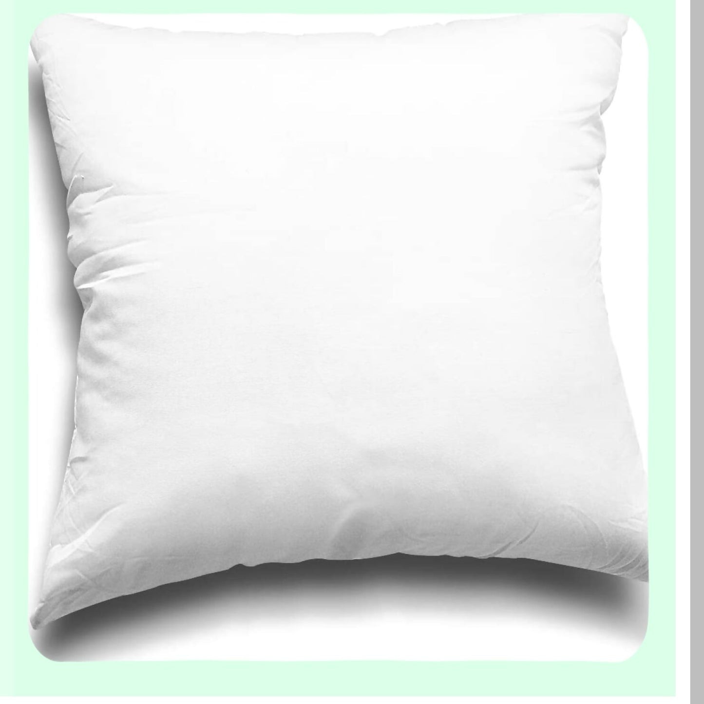 SoftLux White Cloud Throw Pillow Inserts - Lightweight Soft Fillers for Sofa, Bed, and Home Decor - 20x20 Plush Cushion Stuffing