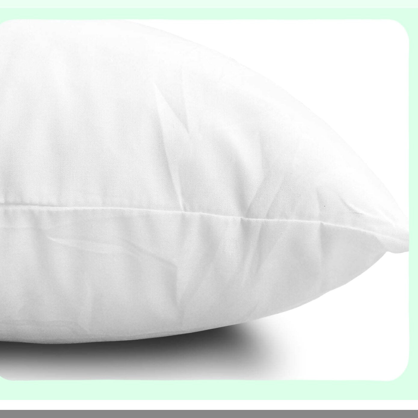 SoftLux White Cloud Throw Pillow Inserts - Lightweight Soft Fillers for Sofa, Bed, and Home Decor - 20x20 Plush Cushion Stuffing