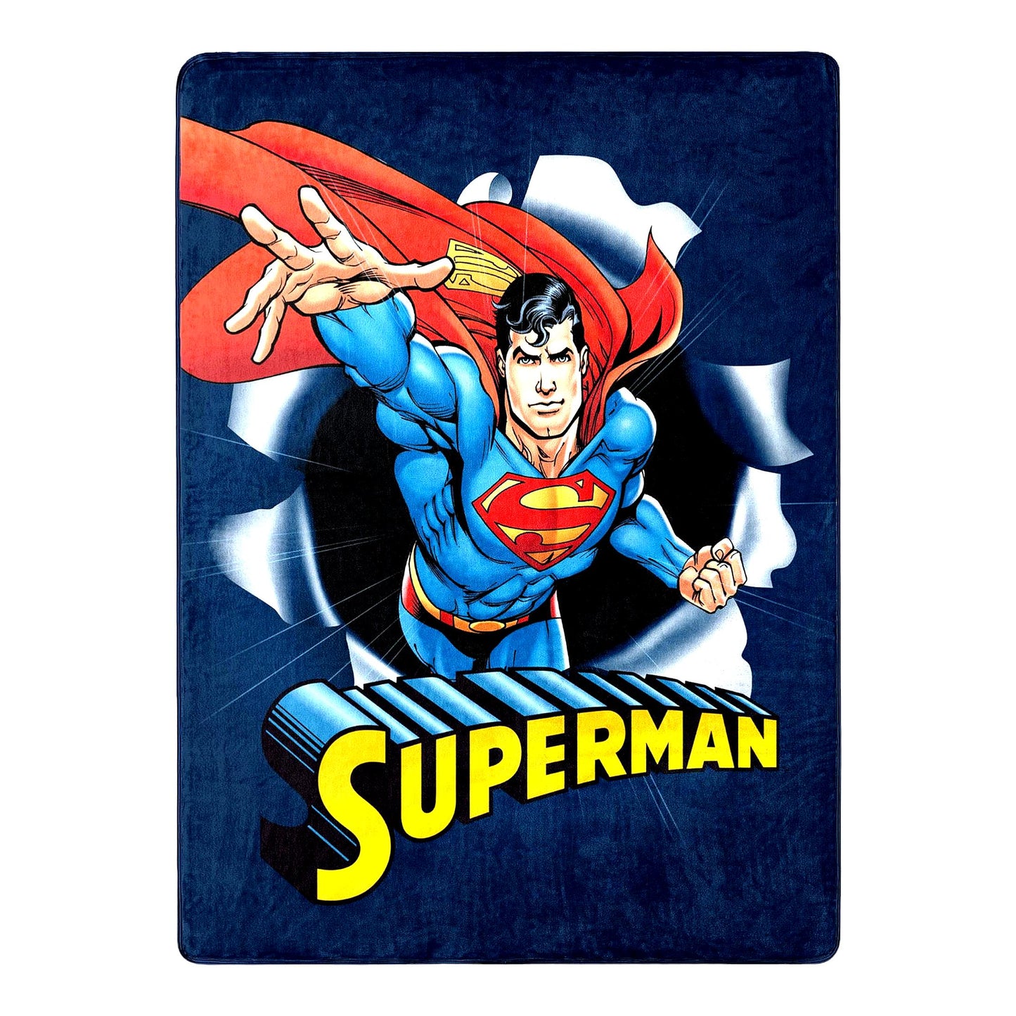 Hero Burst Silk Touch Throw Blanket - 46x60 DC Superman
