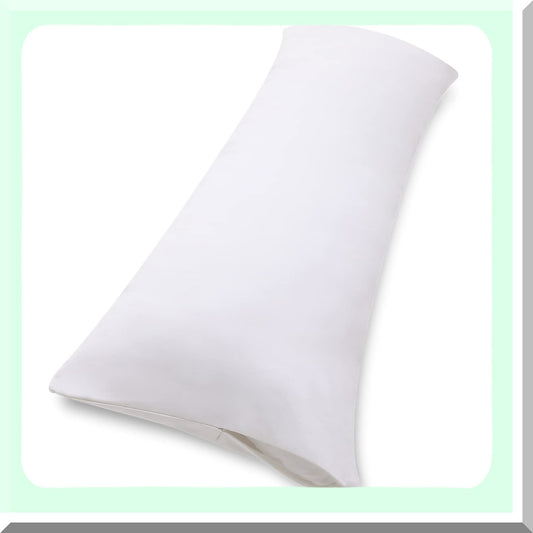 Cotton Body Pillowcase Compatible with 20x54 Inches