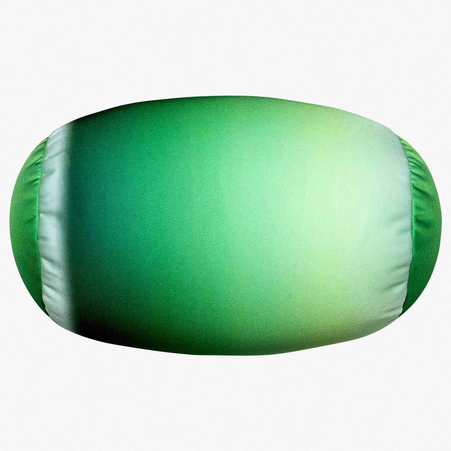 Squishy Bean Body Pillow - Fun Parrot Green Travel Neck Pillow for Kids & Adults, Soft 7x12 Inch Pillow for Sleeping in Car, Chair, Dorm Room.
