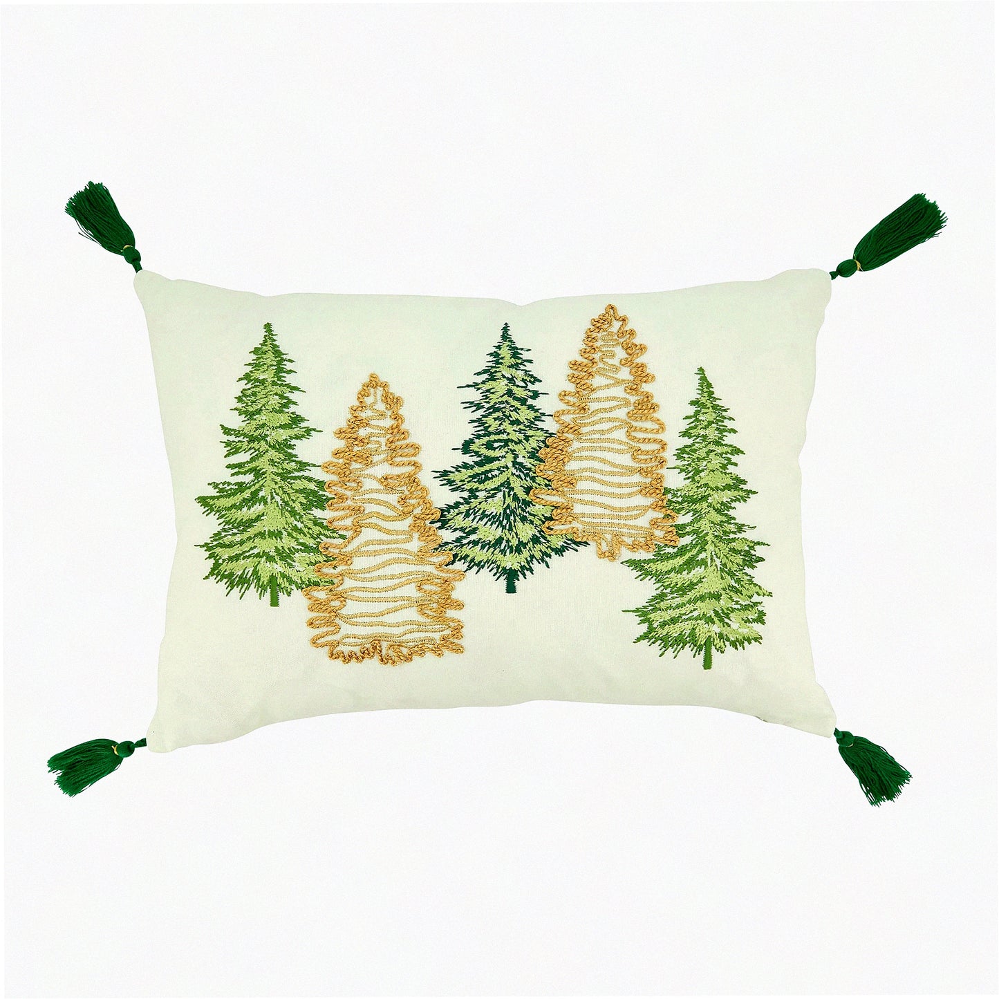 Nature's Touch Pillow Cover - Botanical Print Cushion Case for Home Decor - Tree Inspired Design - Eco-Friendly Linen Material - Breathable and Soft Fabric