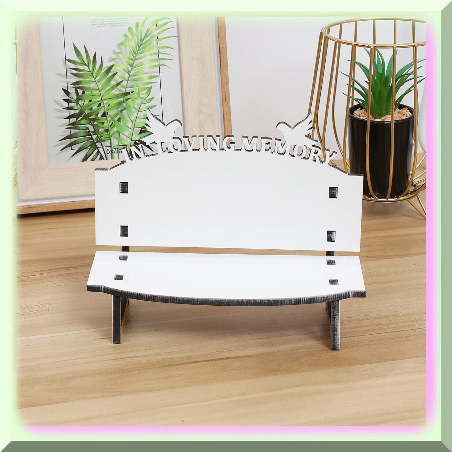 White Embryo Chair DIY Office Decor Kit