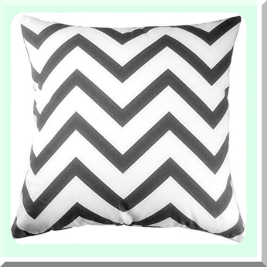 ZigZag Chevron Cushion Cover Compatible with Sofa Pillows