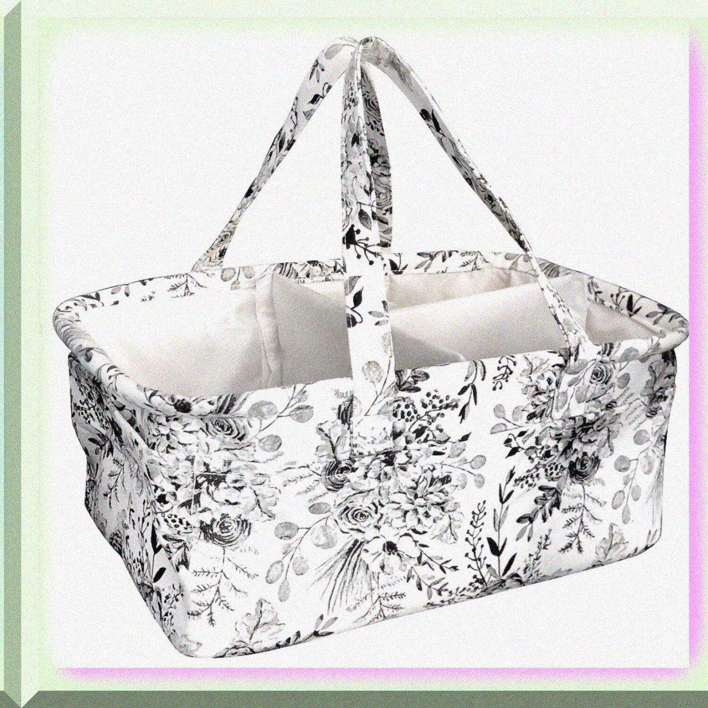 Yarn Caddy Storage Basket for Knitting and Crochet