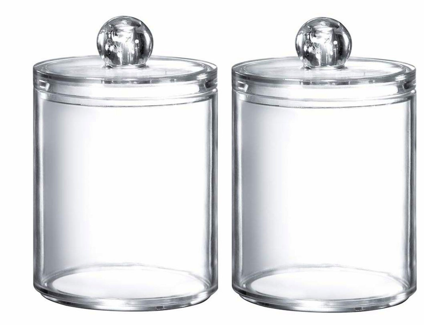2PCS Dust-proof Cotton Pad Dispenser Organizer