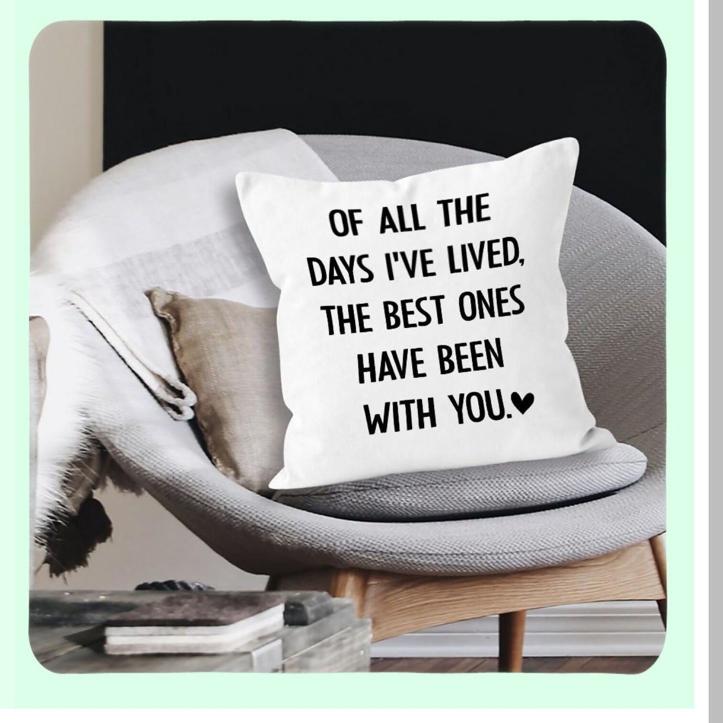 Love Eternal Pillow Covers - Sentimental Anniversary Gifts for Him Her Husband Wife Boyfriend Girlfriend - Romantic Love Gifts - 18x18