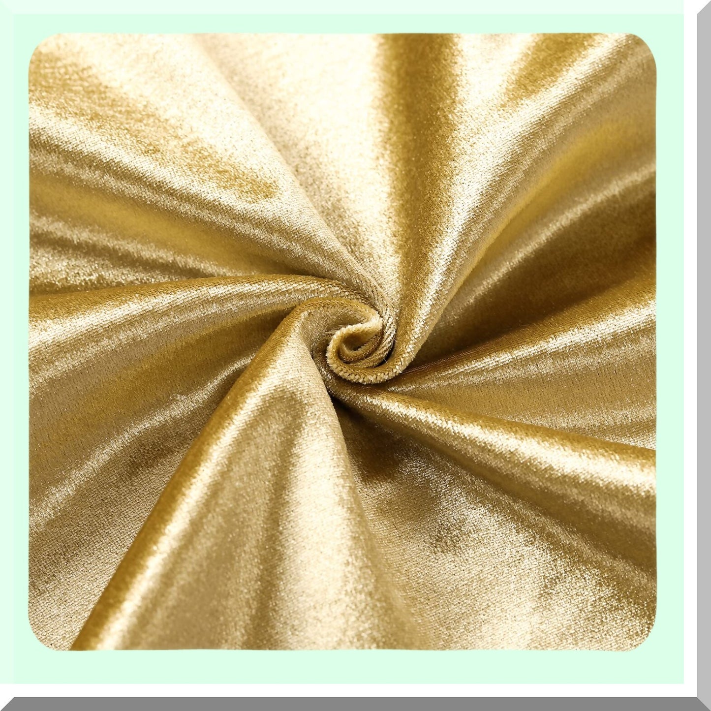 Luxury Velvet Gold Pillowcase Set - Soft Square Cushion Covers for Sofa, Car, Patio, Bedroom - Decorative Throw Pillow Covers for Living Room 18x18 Inch