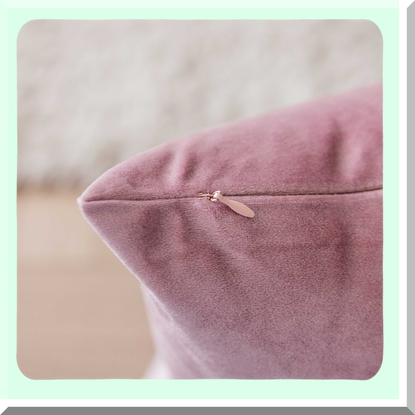 Plush Velvet Blush Pink Pillow Covers - Soft Decorative Cases for Couch Sofa - Set of 2 Rectangle Throw Pillows - Girl Woman Decorations - 12x20 inch