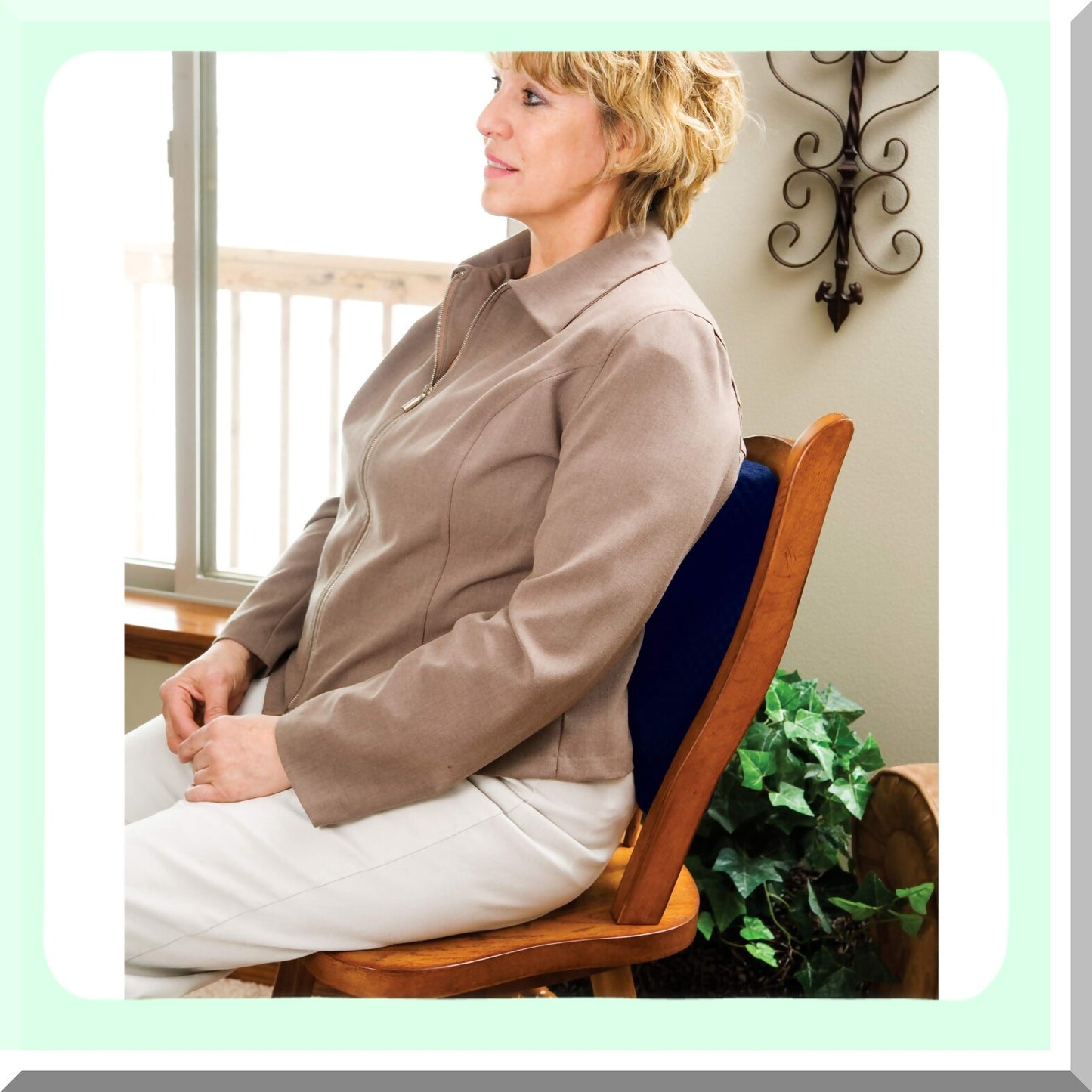 ErgoLumbar Comfort Support - Office Chair Back Cushion for Lower Back Pain Relief and Desk Chair Lumbar Pillow for Improved Posture and Comfort