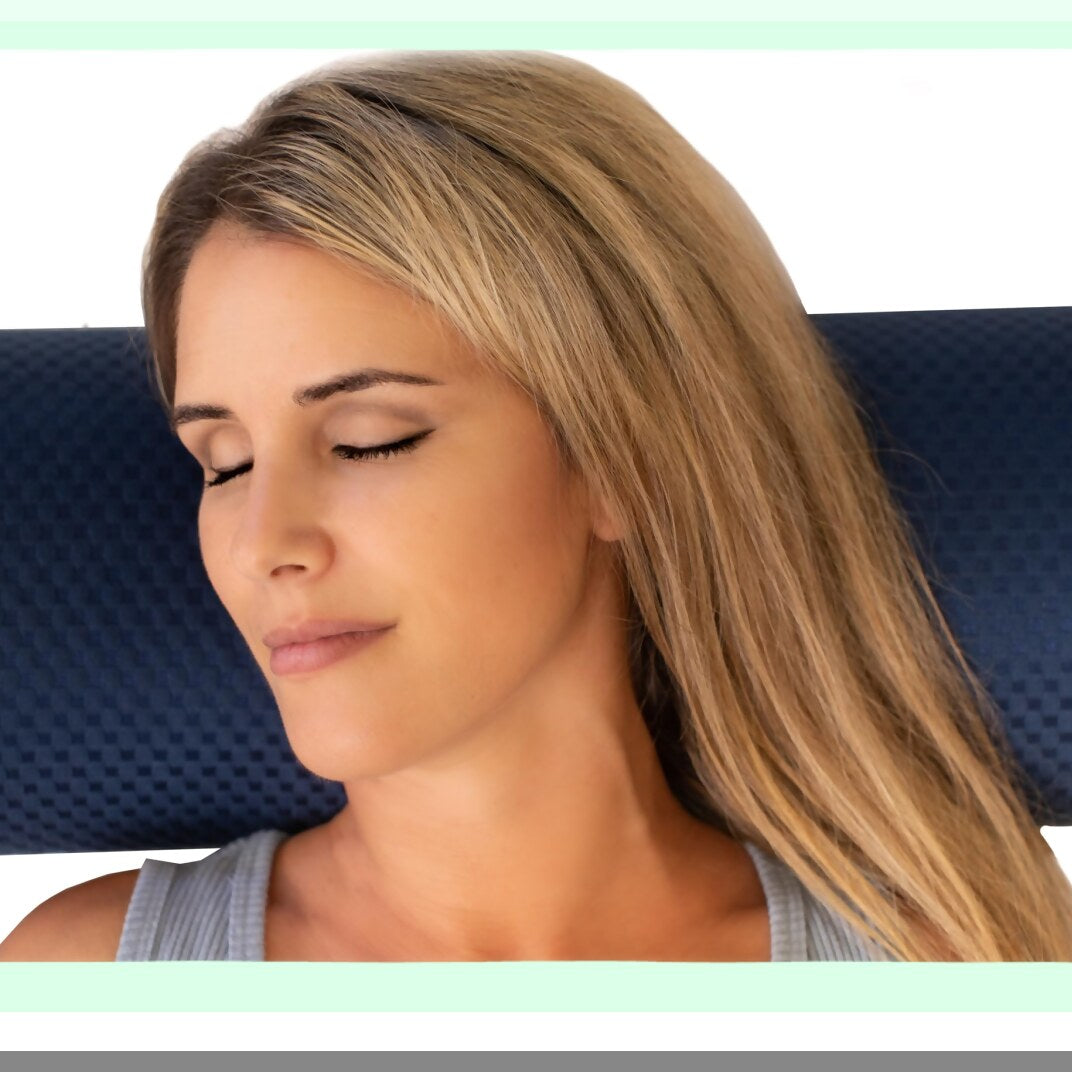 ErgoSupport Memory Foam Half Moon Pillow - Lumbar & Leg Support Set for Lower Back, Knee, and Legs - Bolster Pillow for Ultimate Comfort & Relief