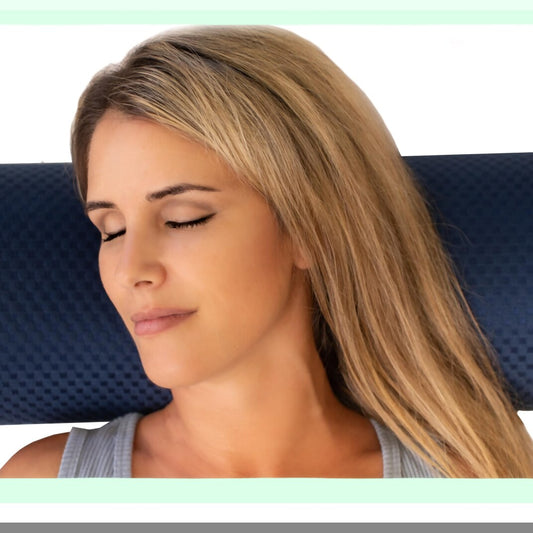ErgoSupport Memory Foam Half Moon Pillow for Lumbar and Leg Support
