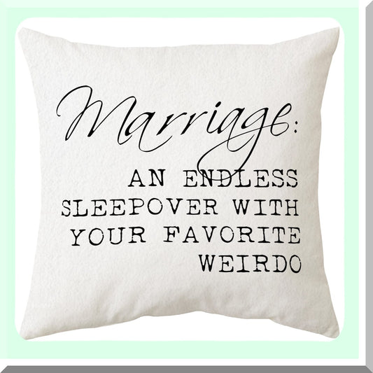 Endless Love Pillowcase Set for Wedding or Home Decor