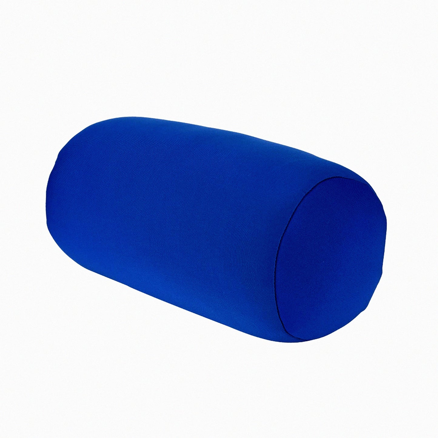 ComfortMax Travel Neck Support Pillow - Microbead Roll Cushion for Airplane, Car, Sofa, Bed - Comfy Bean Bag Throw Pillow - Blue