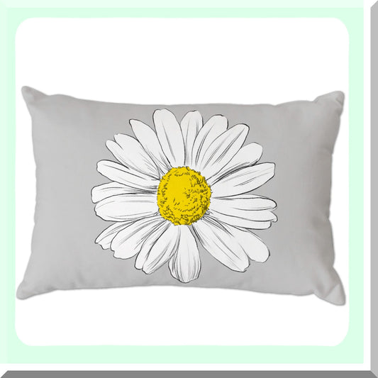 Rustic Daisy Pillow Covers Compatible with Couch Sofa