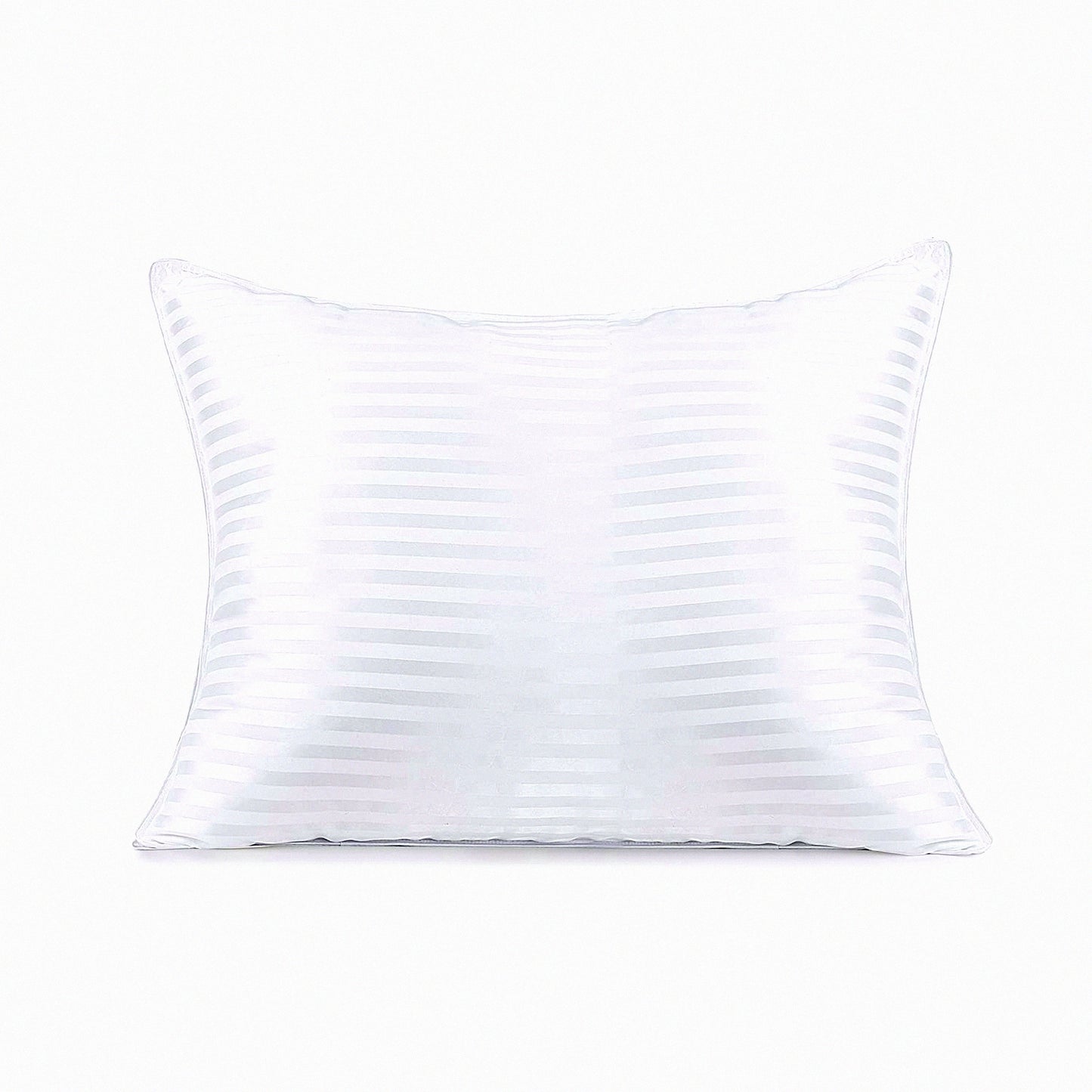 SleepCloud Plush Pillow - Premium 3D Fiber Filled Bed Pillow for Back, Stomach & Side Sleepers - Fluffy & Soft - Pack of 1 - White