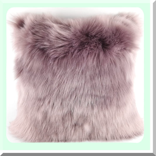 Purple Plush Pillowcase Compatible with Sofa Throw Pillows