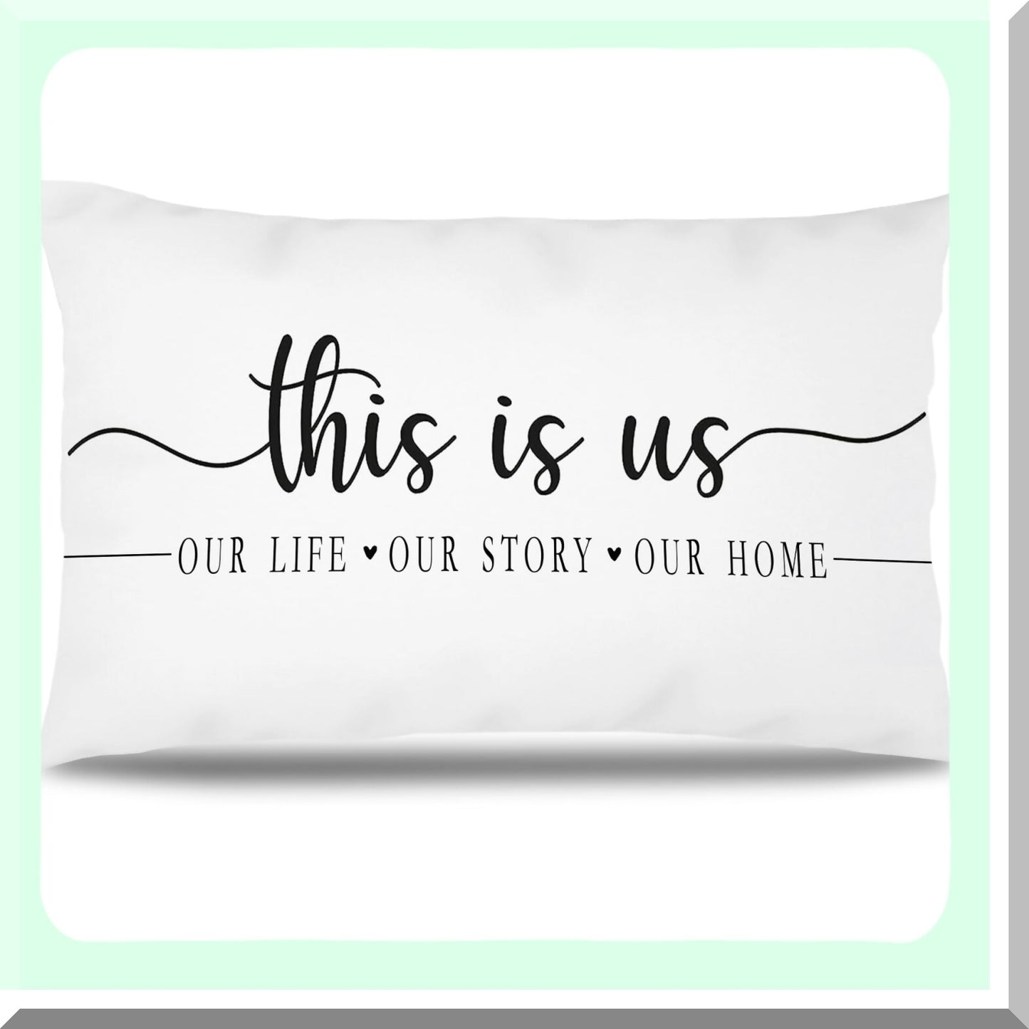 Love Nest Pillow Covers - Set of 2 | Newlywed Home Decor Gift | Couples Accent Pillows | This is Us Bedroom Decor | Bed Throw Pillow Covers 12x20