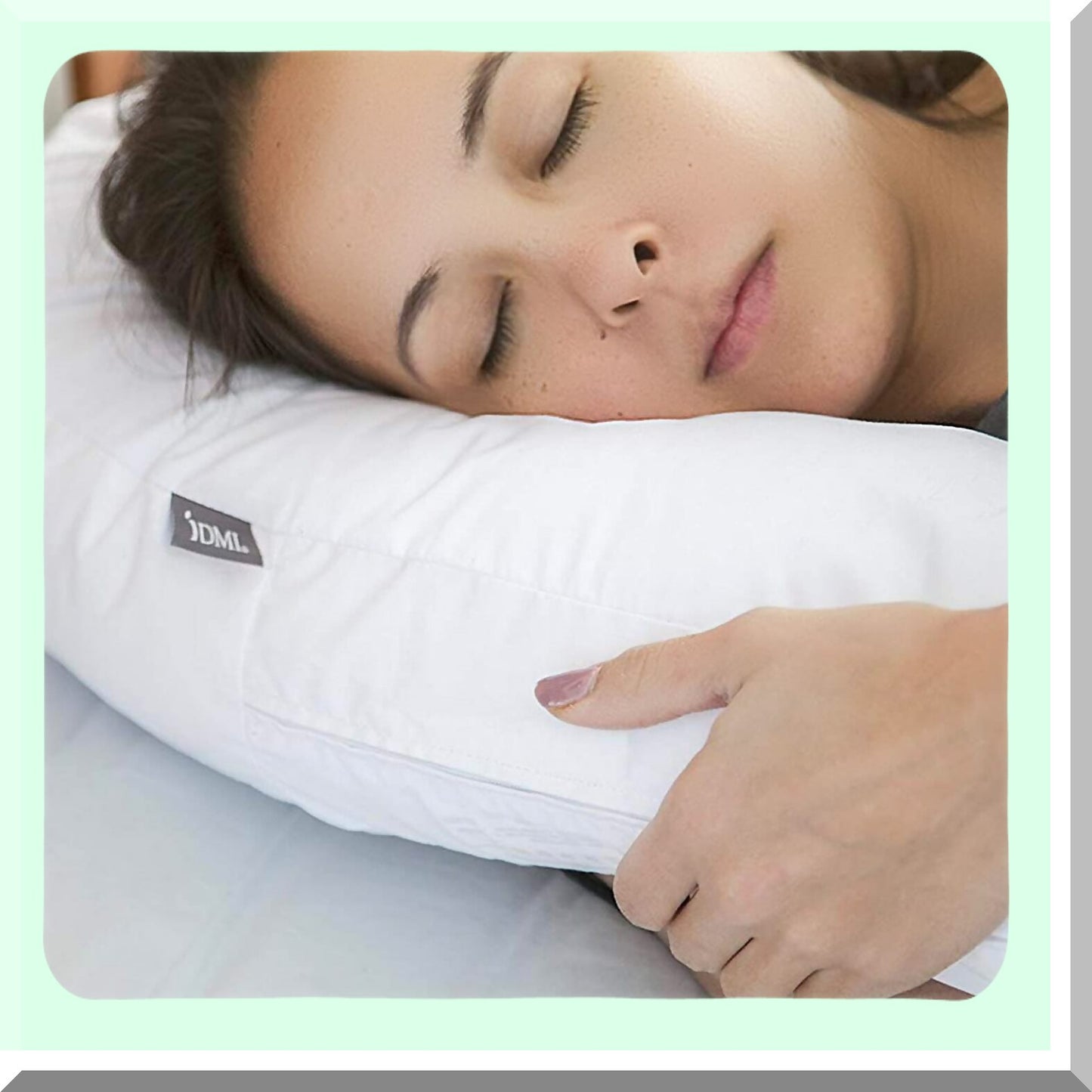 Ultimate Comfort Body Support Pillow - Full Length Pregnancy Pillow for Neck, Back, Hip, Joint Pain and Sciatica Relief - Firm Contoured Full Body Pillow with Washable Cover