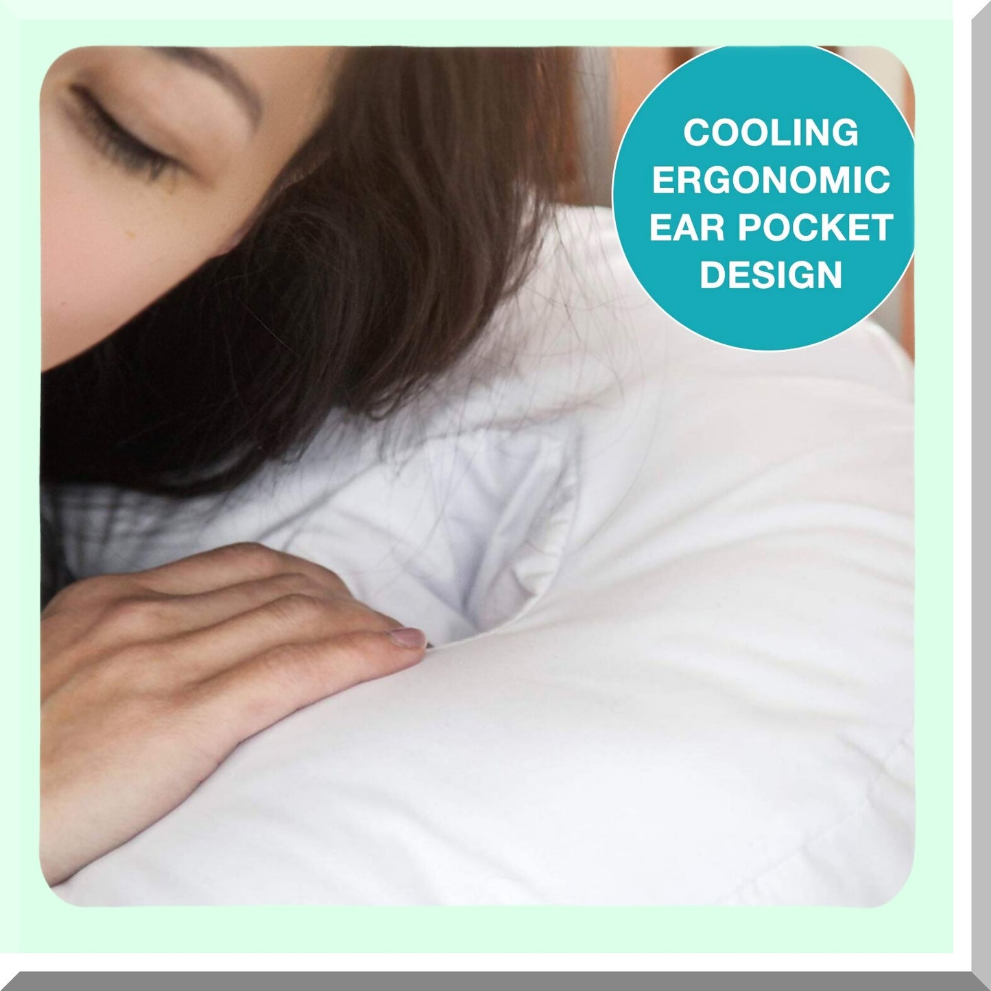 Ultimate Comfort Body Support Pillow - Full Length Pregnancy Pillow for Neck, Back, Hip, Joint Pain and Sciatica Relief - Firm Contoured Full Body Pillow with Washable Cover