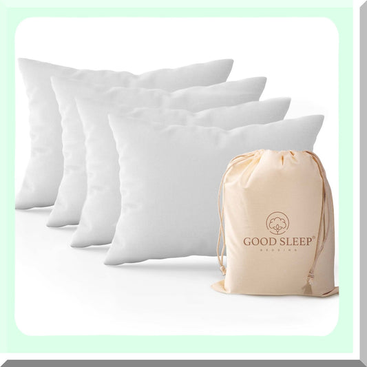 Luxury Cotton Pillowcase Set Compatible with Queen Beds