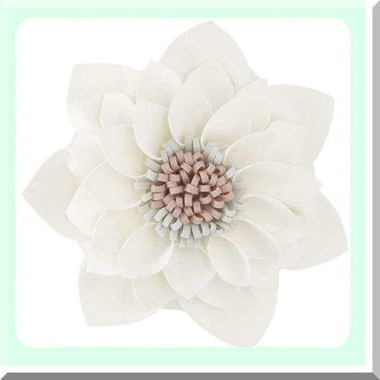 Floral Bliss 3D Round Cushion Compatible with Sofa, Couch, Chair
