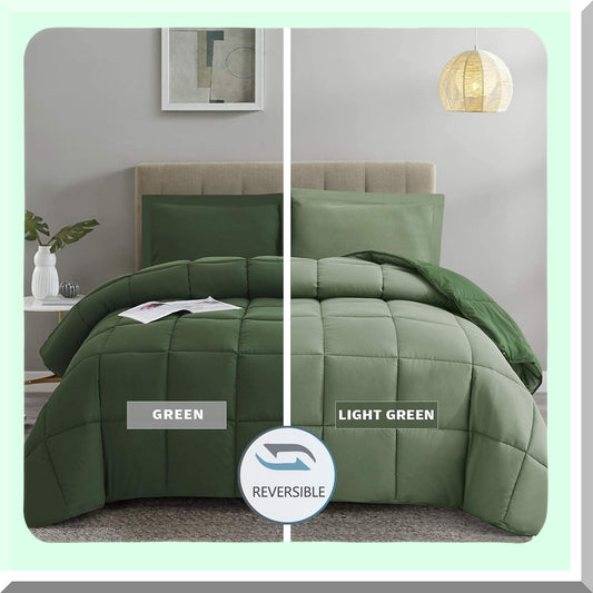 Green Dream Twin XL Comforter Set with Sham