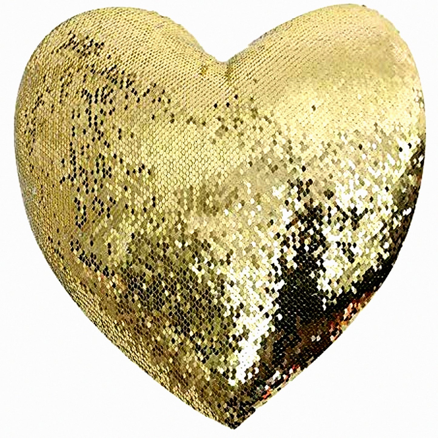 HeartGlow Reversible Sequin Pillow Case Set - 10 Pack 18x14 inch Covers with Zipper for Couch Sofa Bed Decorative Cushion Cover. Sublimation Blank, Swipe Design.