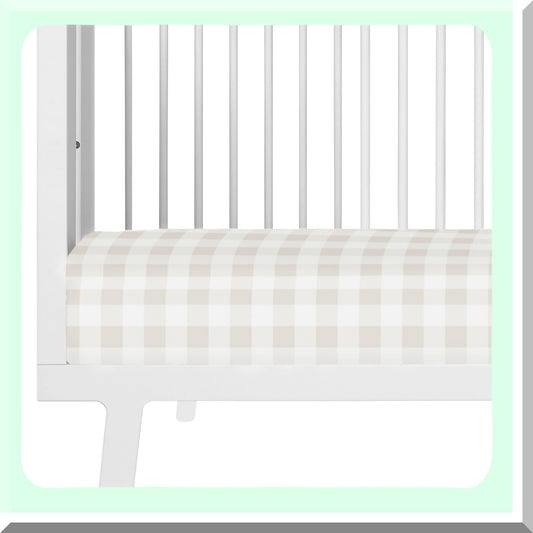 ButterSoft Breathable Crib Sheet Set Compatible with GOTS Cotton Bedding