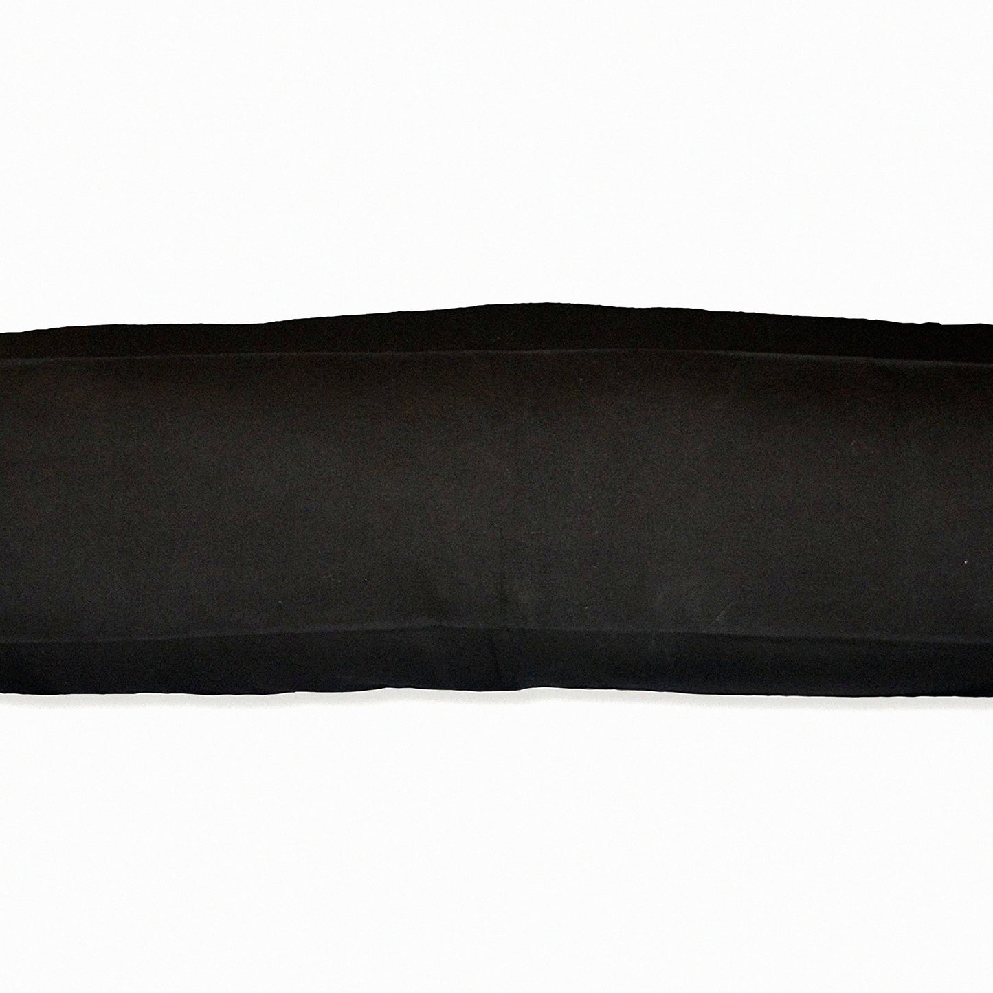 Cotton Comfort Neck Roll Pillow Cover - Black Drawstring Closure - 6x16 inches - Removable Cover - 100% Cotton - 6" Diameter - Black Cover Only